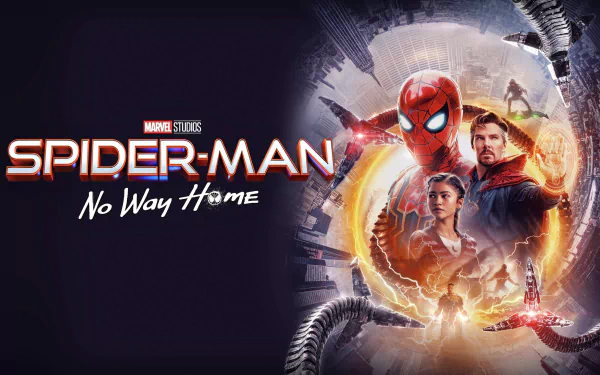 spider man Michelle 'MJ' Jones Doctor Strange Benedict Cumberbatch Zendaya movie Spider-Man: No Way Home HD Desktop Wallpaper | Background Image
