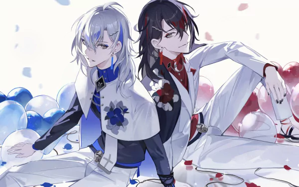 Luxiem Nijisanji Vox Akuma Anime Virtual Youtuber HD Desktop Wallpaper | Background Image