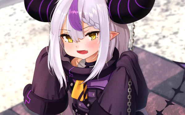 hololive La+ Darknesss (Virtual Youtuber) Anime Virtual Youtuber HD Desktop Wallpaper | Background Image