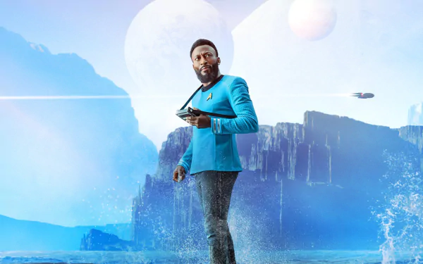 Dr. M'Benga (Star Trek) Babs Olusanmokun TV Show Star Trek: Strange New Worlds HD Desktop Wallpaper | Background Image