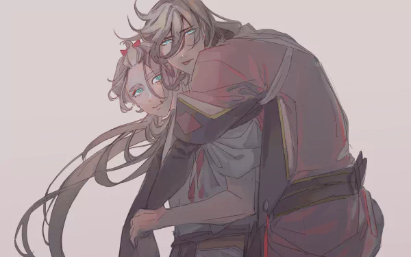 Kasen Kanesada Izumi no Kami Kanesada Anime Touken Ranbu HD Desktop Wallpaper | Background Image