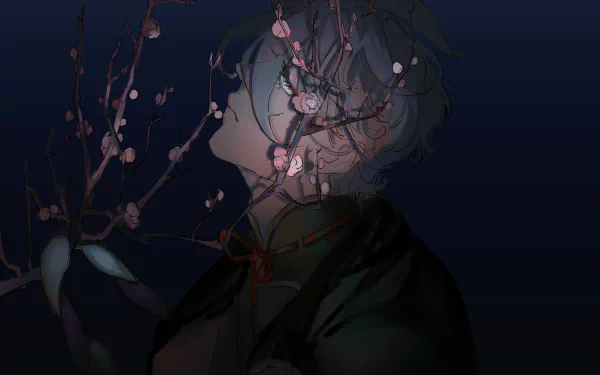 Kasen Kanesada Anime Touken Ranbu HD Desktop Wallpaper | Background Image