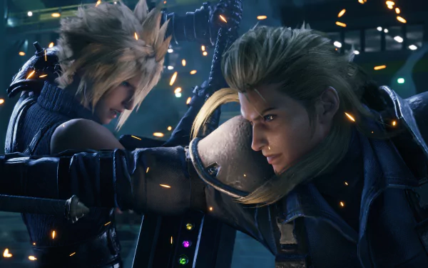 Cloud Strife video game Final Fantasy VII Remake HD Desktop Wallpaper | Background Image