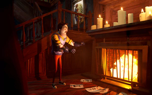 video game Hello Neighbor 2 HD Desktop Wallpaper | Background Image