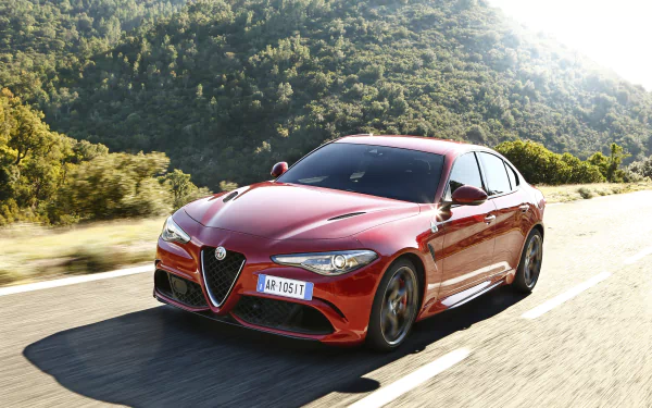 vehicle Alfa Romeo Giulia HD Desktop Wallpaper | Background Image