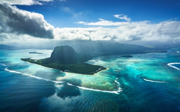 Earth Coastline Aerial HD Wallpaper | Background Image