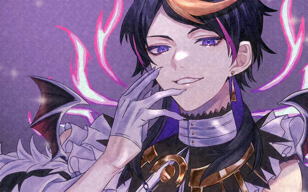 Nijisanji Luxiem Shu Yamino Anime Virtual Youtuber HD Desktop Wallpaper | Background Image