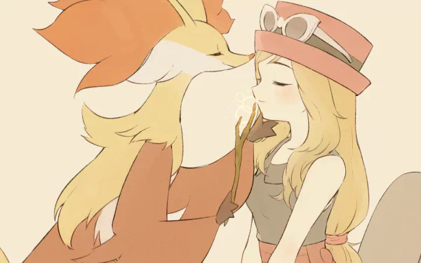 Serena (Pokémon) Delphox (Pokémon) video game Pokémon X and Y HD Desktop Wallpaper | Background Image