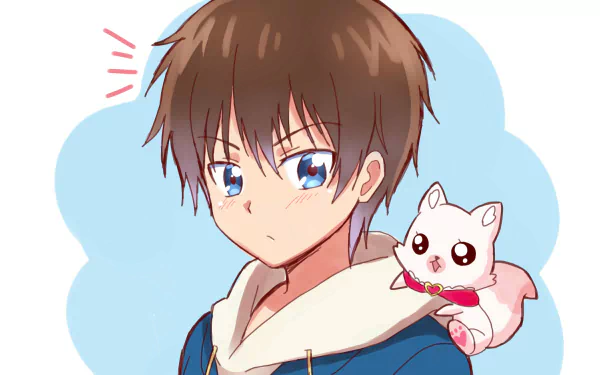 Shinada Takumi Kome-Kome (Pretty Cure) Anime Delicious Party Precure HD Desktop Wallpaper | Background Image