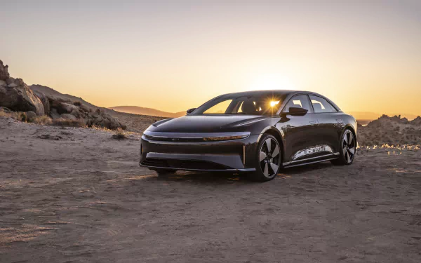 vehicle Lucid Air Grand Touring HD Desktop Wallpaper | Background Image