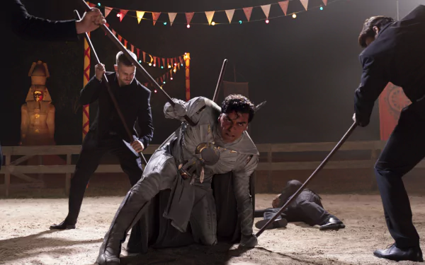 Marc Spector Oscar Isaac TV Show Moon Knight HD Desktop Wallpaper | Background Image