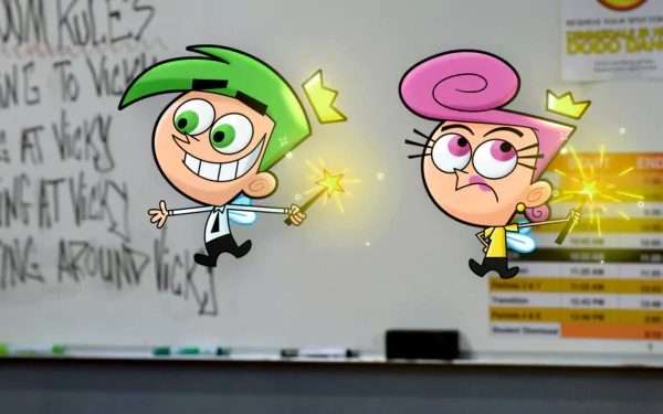Wanda (The Fairly OddParents) Cosmo (The Fairly OddParents) TV Show The Fairly OddParents: Fairly Odder HD Desktop Wallpaper | Background Image