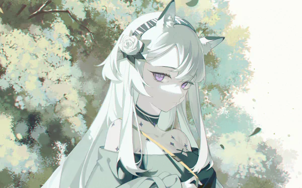 Heavyrain (Arknights) video game Arknights HD Desktop Wallpaper | Background Image