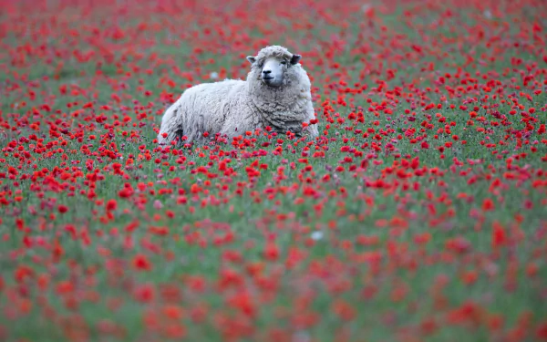 Animal sheep HD Desktop Wallpaper | Background Image
