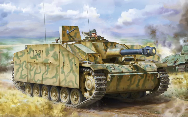 World War II Self-propelled Artillery military Sturmhaubitze 42 HD Desktop Wallpaper | Background Image