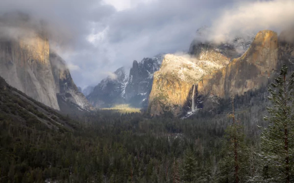 valley nature Yosemite National Park HD Desktop Wallpaper | Background Image