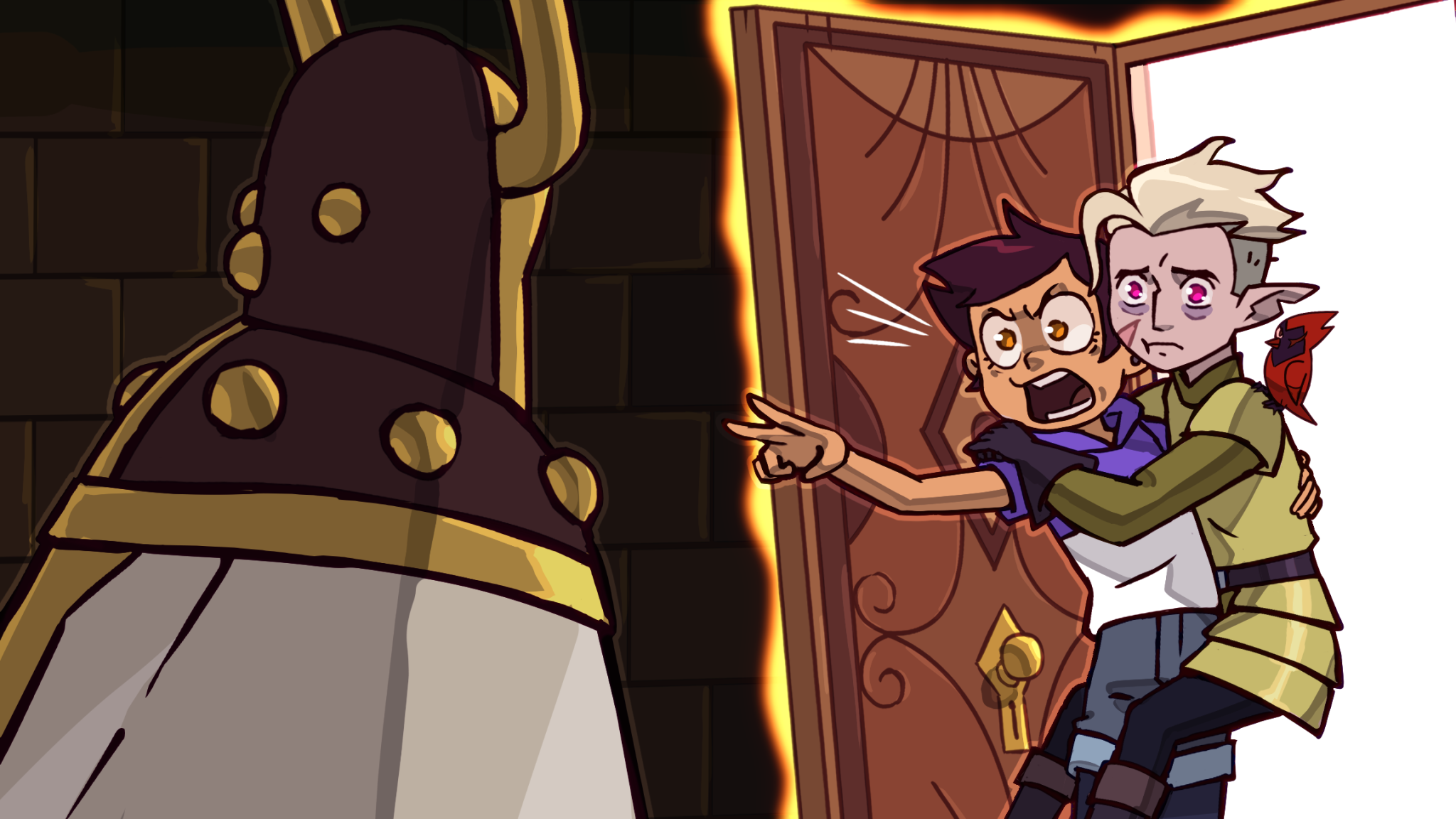 Did my own full version of Luz's computer wallpaper : r/TheOwlHouse