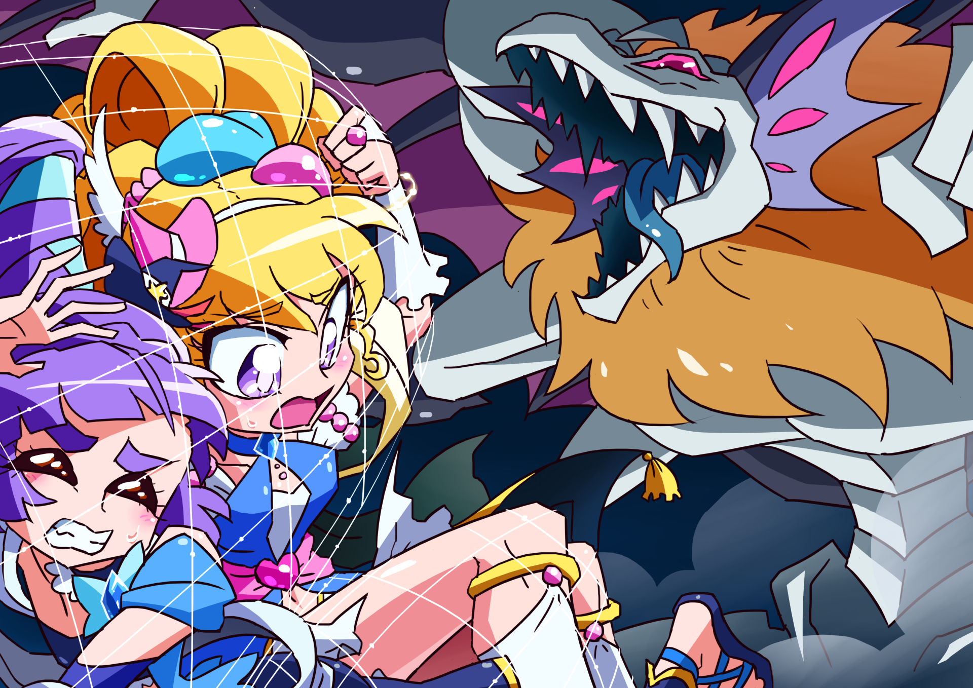 Download Izayoi Riko Cure Miracle Cure Magical Asahina Mirai Anime Witchy PreCure! HD Wallpaper