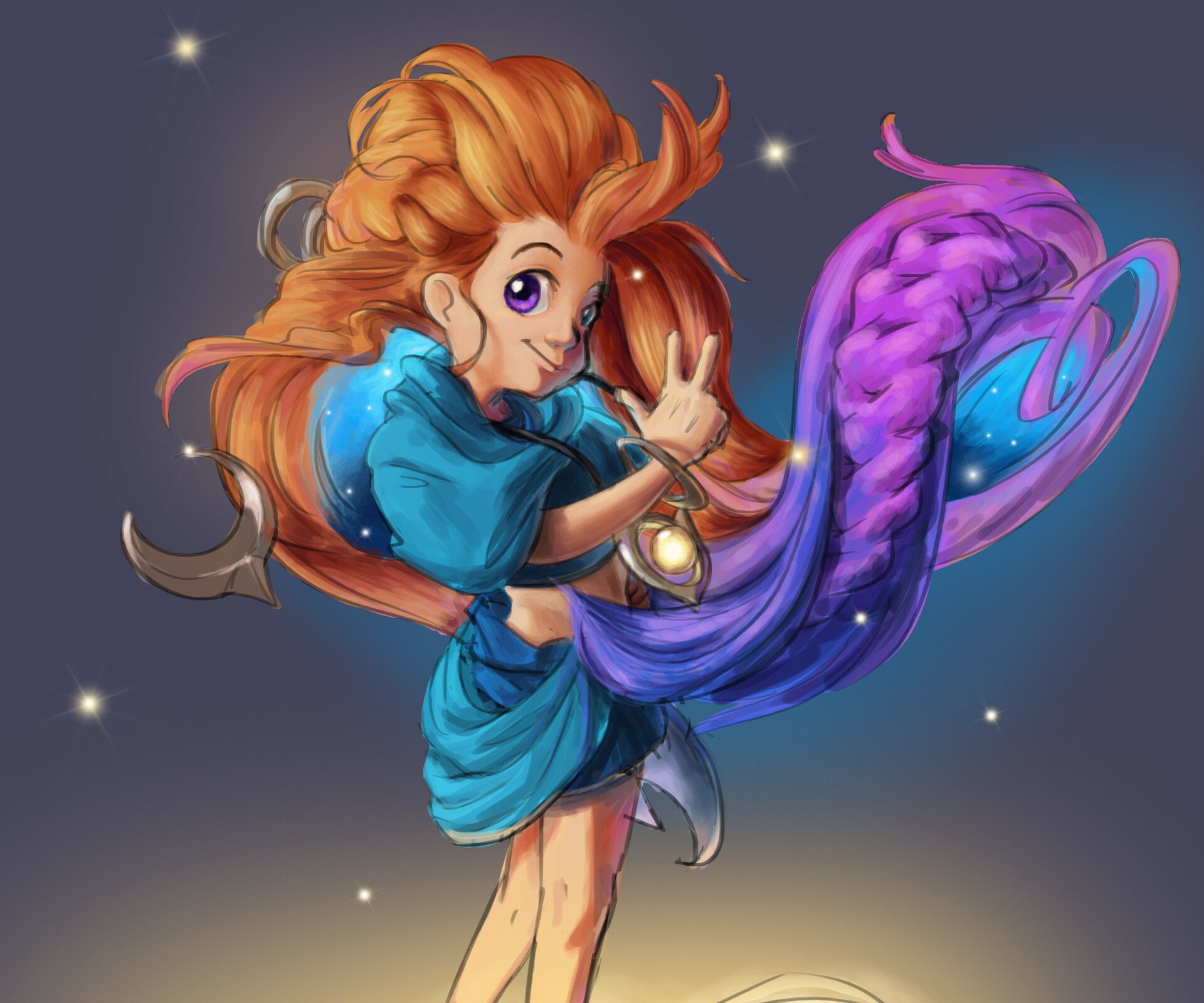 Download Zoe (League Of Legends) Video Game League Of Legends HD Wallpaper by Özgür Osman Taşkınsoy