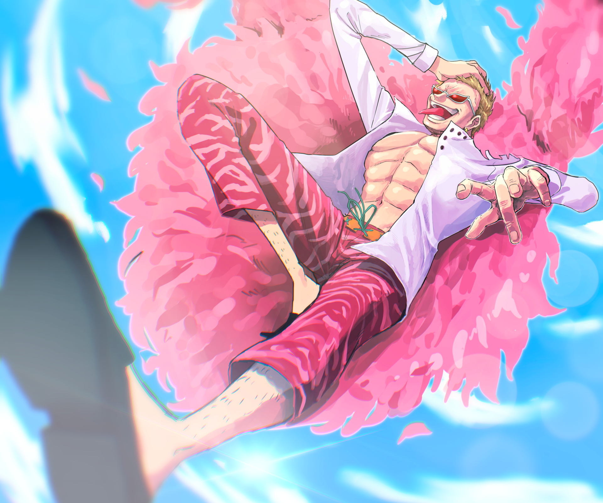 Download Donquixote Doflamingo Anime One Piece 4k Ultra HD Wallpaper
