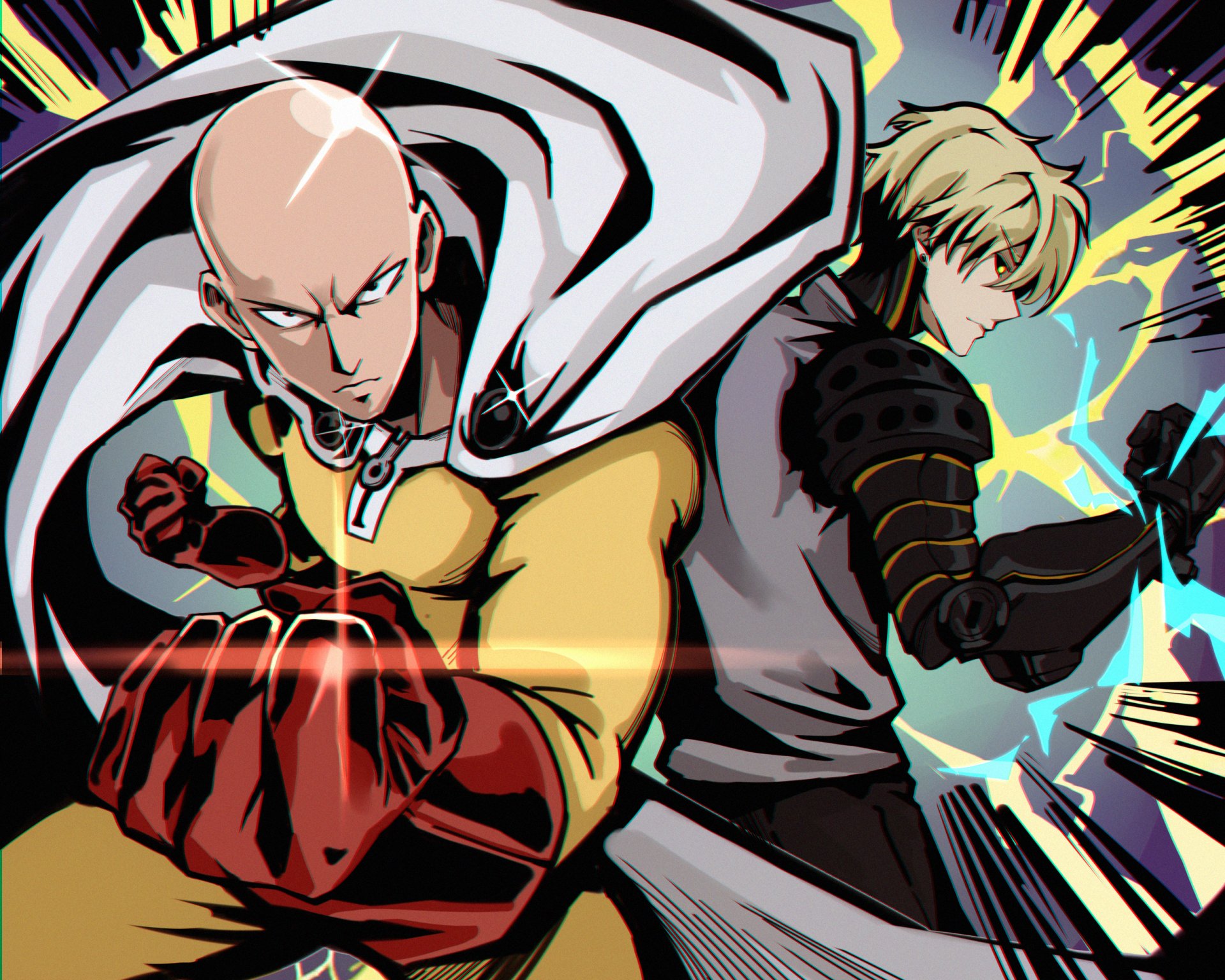 Download Saitama (One-Punch Man) Genos (One-Punch Man) Anime One-Punch ...