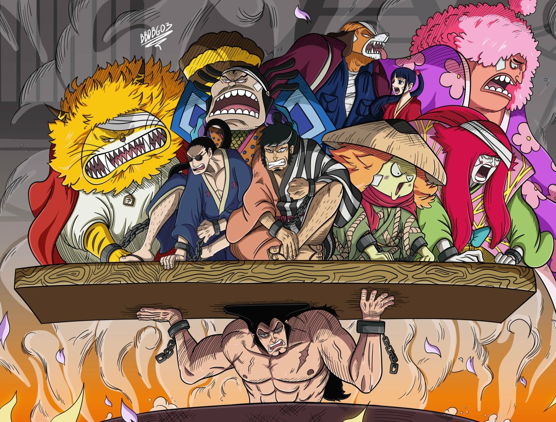 Download Kozuki Oden Anime One Piece HD Wallpaper by BBDBG03
