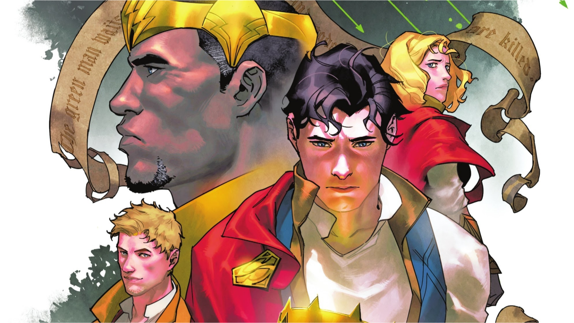 Download Constantine (DC Comics) Black Lightning Supergirl Kara Zor‑El Comic Superman HD Wallpaper