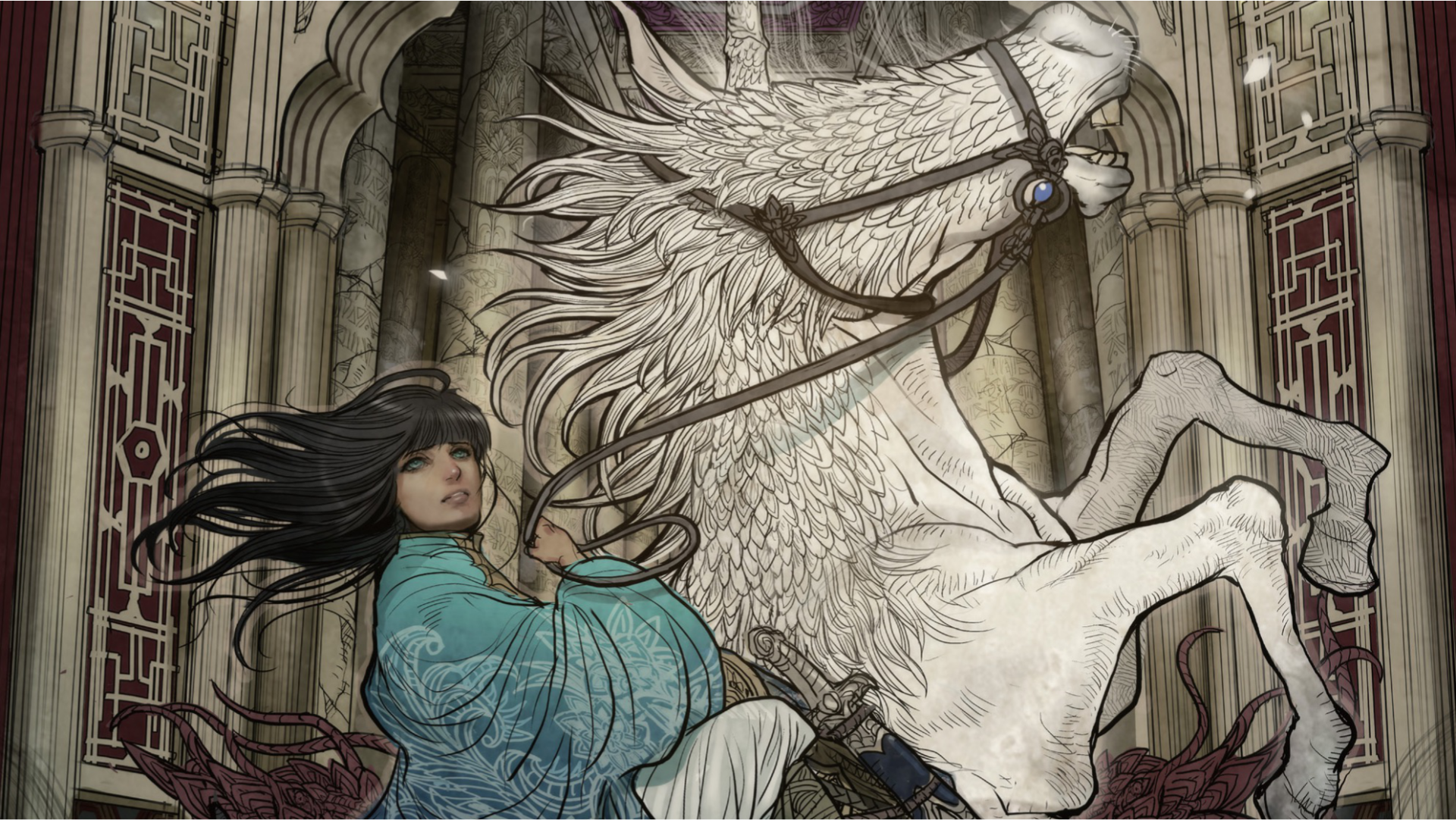 Download Unicorn Comic Monstress HD Wallpaper