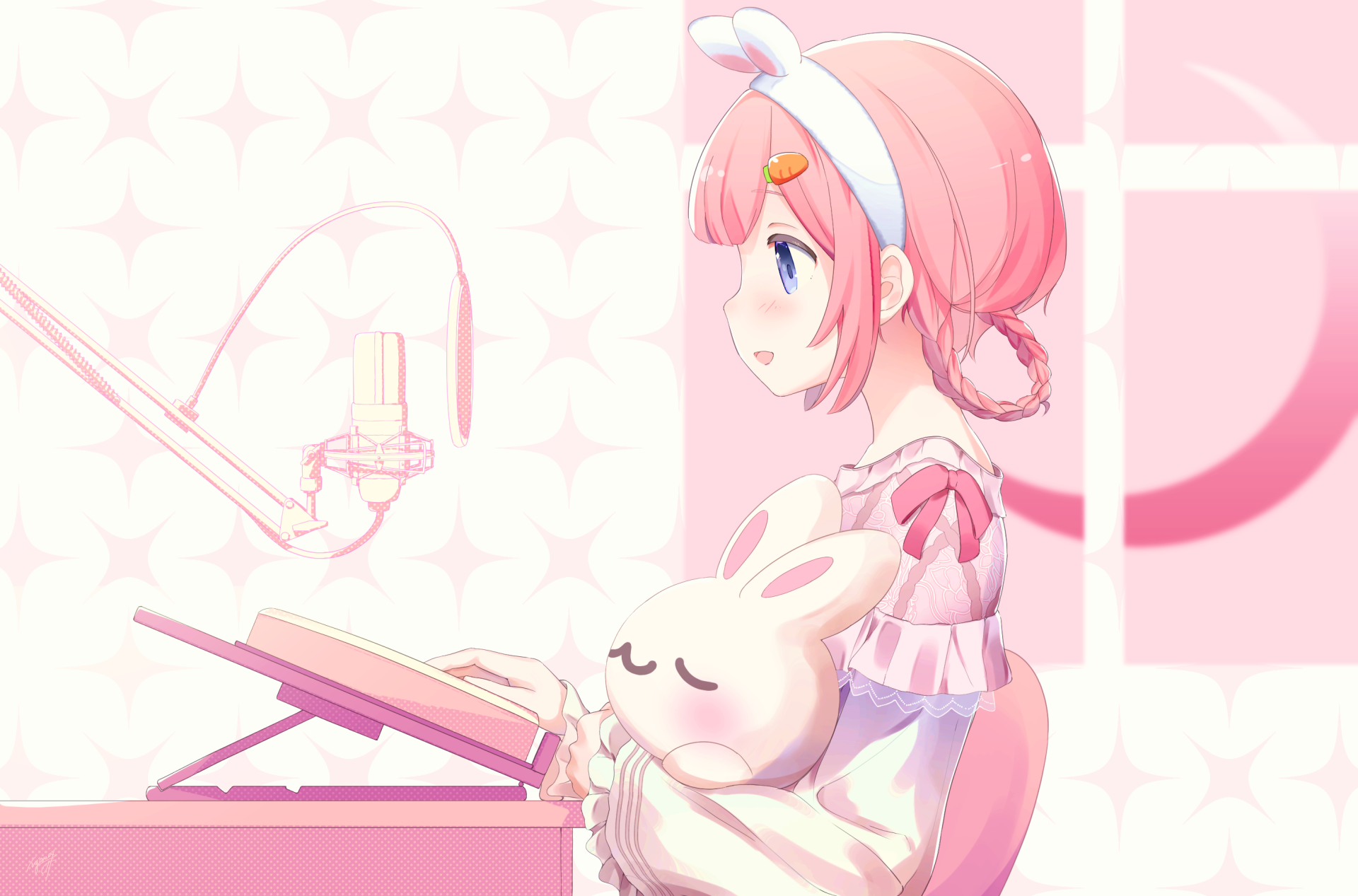 Download Suo Sango Anime Virtual Youtuber HD Wallpaper by 伊山なみ