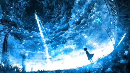 Anime night anime night HD Desktop Wallpaper | Background Image