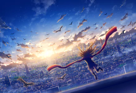 Anime girl anime girl HD Desktop Wallpaper | Background Image