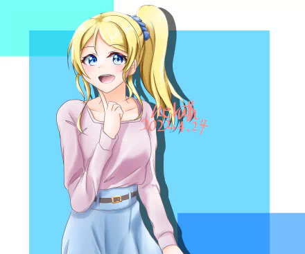 Eri Ayase Anime Love Live! HD Desktop Wallpaper | Background Image