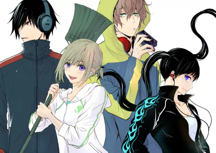 Ataru Shikata Fumi Nishioka Kyutaro Horikita Anime Queen's Quality HD Desktop Wallpaper | Background Image