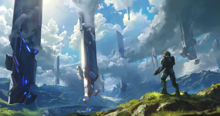 Master Chief video game Halo 4 HD Desktop Wallpaper | Background Image