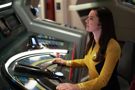 Una Chin-Riley Rebecca Romijn TV Show Star Trek: Strange New Worlds HD Desktop Wallpaper | Background Image