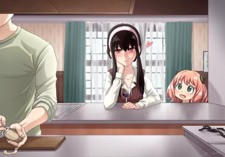 Yor Forger Anya Forger Anime Spy x Family HD Desktop Wallpaper | Background Image