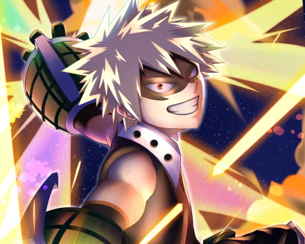 Katsuki Bakugou Anime My Hero Academia HD Desktop Wallpaper | Background Image