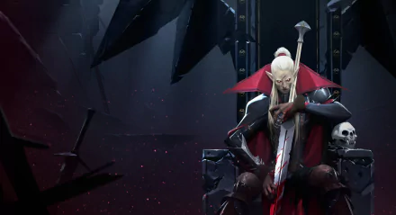  Vampire king on his throne