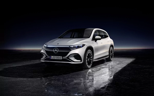 vehicle Mercedes-Benz EQS 450+ HD Desktop Wallpaper | Background Image