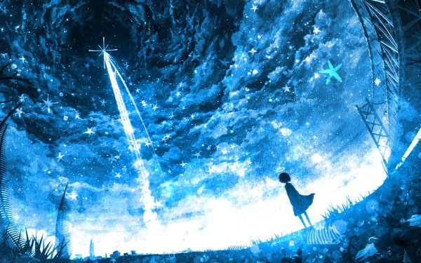 Anime Night HD Wallpaper | Background Image