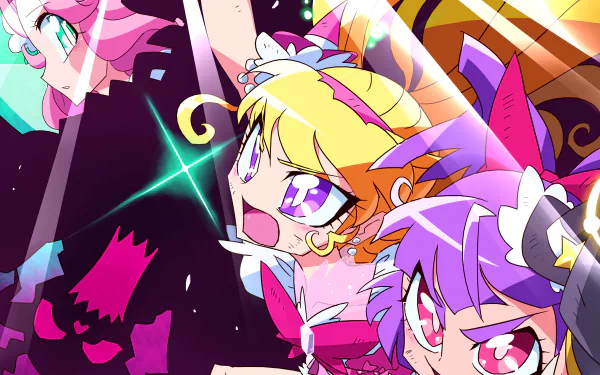 Izayoi Riko Asahina Mirai Anime Witchy PreCure! HD Desktop Wallpaper | Background Image