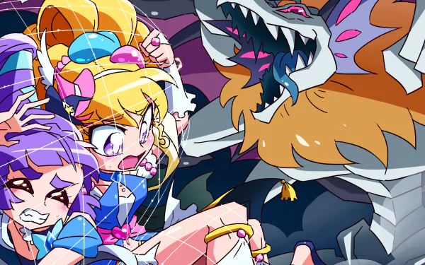 Izayoi Riko Cure Miracle Cure Magical Asahina Mirai Anime Witchy PreCure! HD Desktop Wallpaper | Background Image