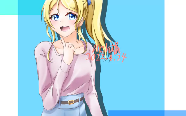 Eri Ayase Anime Love Live! HD Desktop Wallpaper | Background Image