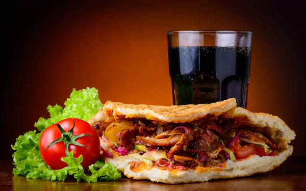 food Doner kebab HD Desktop Wallpaper | Background Image