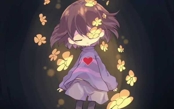 Frisk (Undertale) video game Undertale HD Desktop Wallpaper | Background Image
