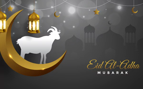 religious Eid Mubarak HD Desktop Wallpaper | Background Image