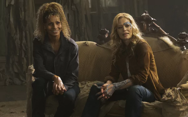 Seven of Nine Jeri Ryan Rafaella (Star Trek) Michelle Hurd TV Show Star Trek: Picard HD Desktop Wallpaper | Background Image