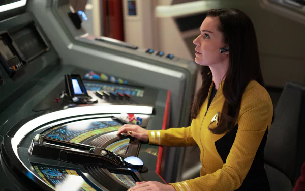 Una Chin-Riley Rebecca Romijn TV Show Star Trek: Strange New Worlds HD Desktop Wallpaper | Background Image