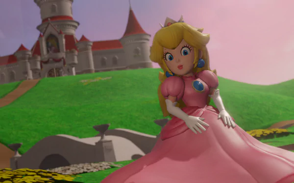 Princess Peach video game Super Mario Bros. HD Desktop Wallpaper | Background Image