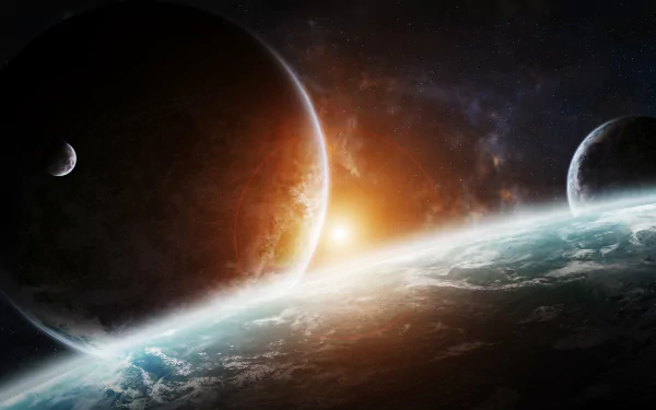 Sci Fi planetscape HD Desktop Wallpaper | Background Image
